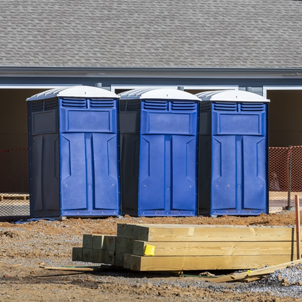 how often are the porta potties cleaned and serviced during a rental period in Sanford AL